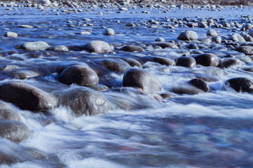 rocks in water