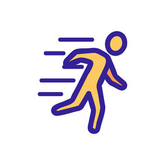 Super Hero Icon Vector. Thin line sign. Isolated contour symbol illustration