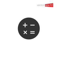 Obraz premium Calculator Icon Logo Design Vector