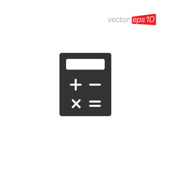 Fototapeta premium Calculator Icon Logo Design Vector