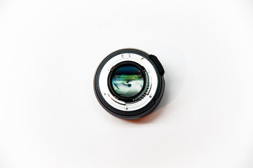 reverse-side lens, the camera lens inside