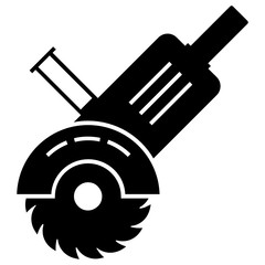 Electric Hand Oscillating Marble Ceramic Product multi cutting Machine Vector Glyph Icon Design, Grinder Cutter Device