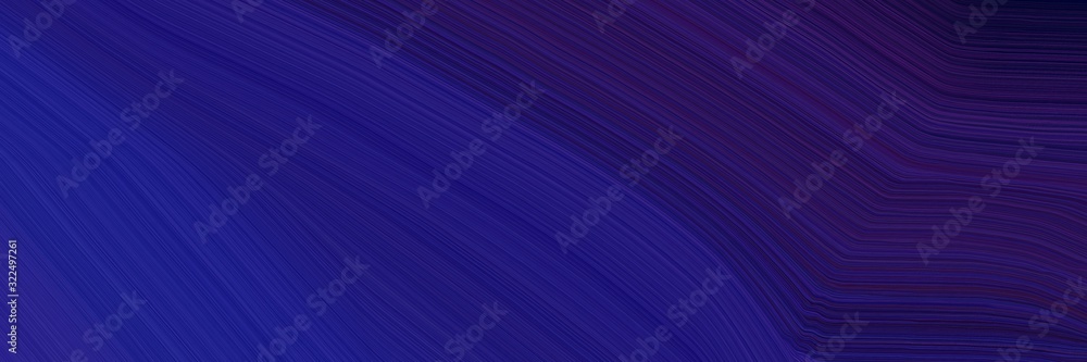 Poster colorful header design with midnight blue, very dark blue and dark slate blue colors. dynamic curved