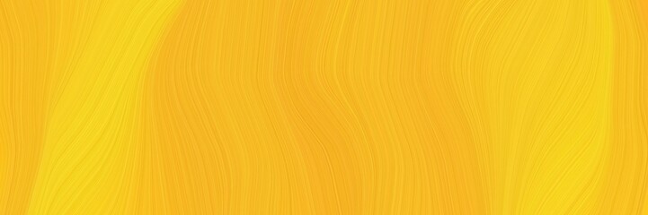 colorful header design with vivid orange, gold and golden rod colors. dynamic curved lines with fluid flowing waves and curves