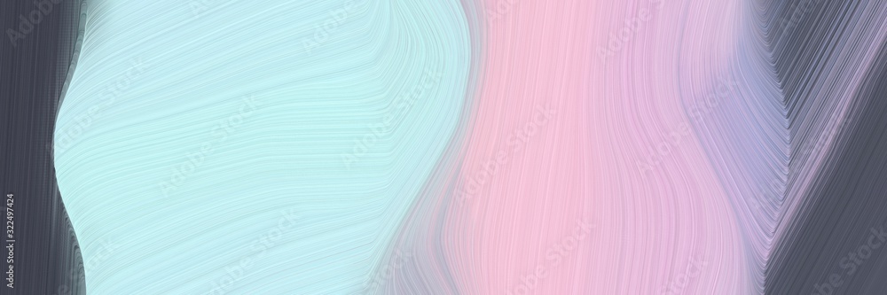 Poster flowing header design with light gray, dark slate gray and light slate gray colors. dynamic curved lines with fluid flowing waves and curves