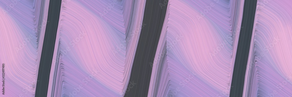 Aufkleber artistic header design with pastel violet, dark slate gray and light slate gray colors. dynamic curved lines with fluid flowing waves and curves