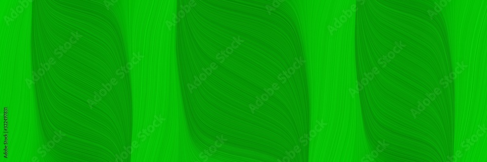 Aufkleber flowing banner design with green, lime and forest green colors. dynamic curved lines with fluid flowing waves and curves