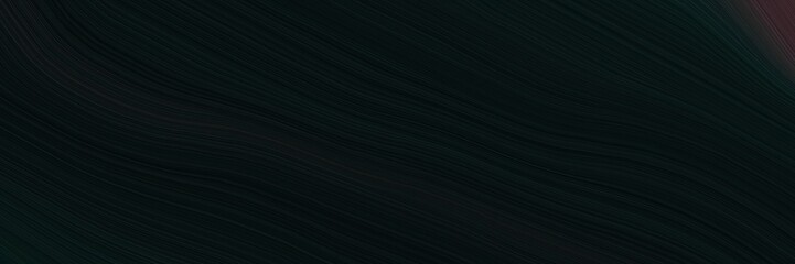 flowing header design with black, very dark violet and very dark blue colors. dynamic curved lines with fluid flowing waves and curves