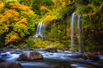 Mossbrae Falls in Northern California