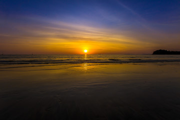 Thailand, Sunset, Lake, Sky, Dawn