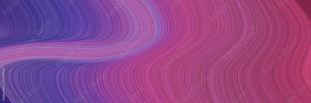 Poster flowing header with antique fuchsia, dark slate blue and dark moderate pink colors. dynamic curved lines with fluid flowing waves and curves