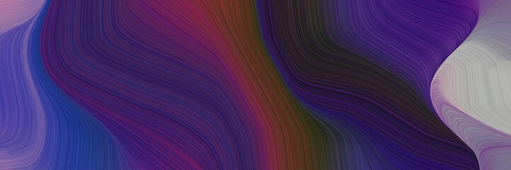 moving horizontal header with very dark violet, dark gray and very dark pink colors. dynamic curved lines with fluid flowing waves and curves