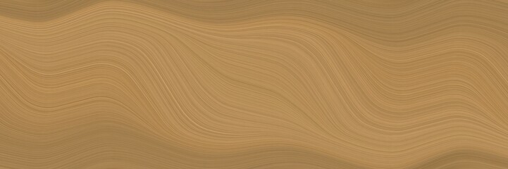 flowing horizontal header with peru, dark khaki and pastel brown colors. dynamic curved lines with fluid flowing waves and curves