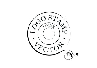 Vintage logo stamp
