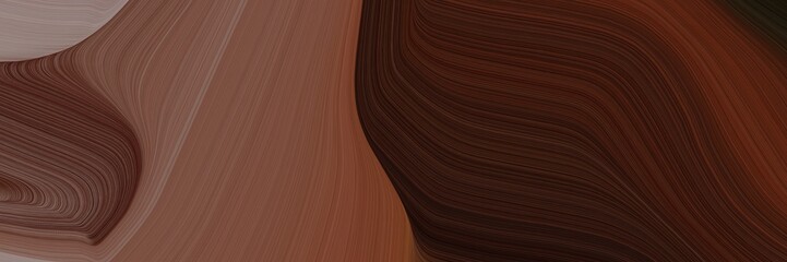colorful banner with old mauve, pastel brown and very dark pink colors. dynamic curved lines with fluid flowing waves and curves