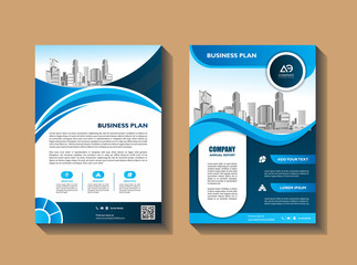 Vector Brochure modern design Layout template info graphic
