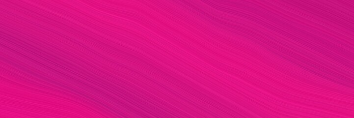 colorful header design with medium violet red and deep pink colors. dynamic curved lines with fluid flowing waves and curves