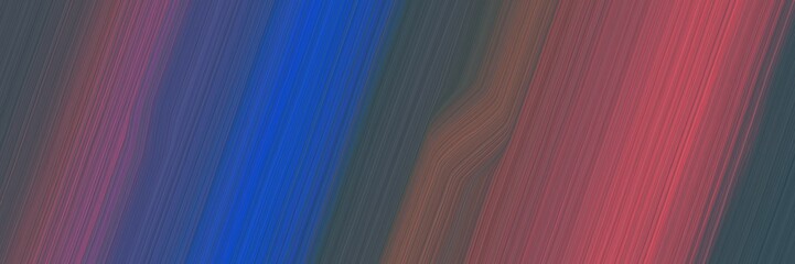 Fototapeta premium dynamic horizontal banner with dark slate gray, moderate red and pastel brown colors. dynamic curved lines with fluid flowing waves and curves