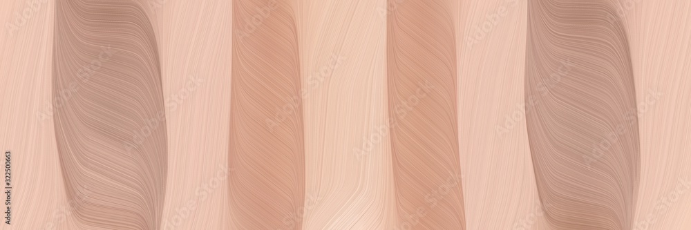 Poster dynamic header design with tan, rosy brown and peach puff colors. dynamic curved lines with fluid flowing waves and curves