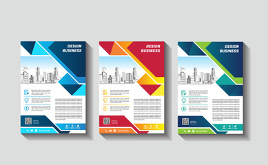 Vector Brochure modern design Layout template info graphic