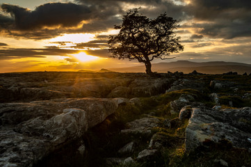 Sunset Yorkshire Dales