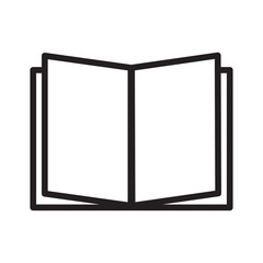 book icon design vector logo template EPS 10