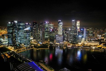 Obraz na płótnie Canvas Singapur Panorama