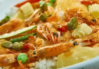 Baked Spanish risotto