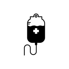 blood bag icon design vector logo template EPS10