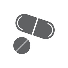 capsule icon design vector logo template EPS 10