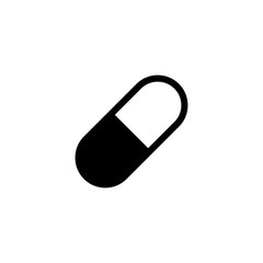 capsule icon design vector logo template EPS 10