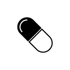 capsule icon design vector logo template EPS 10