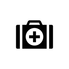 first aid box icon design vector logo template EPS 10
