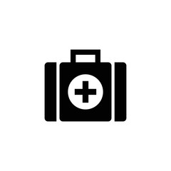 first aid box icon design vector logo template EPS 10