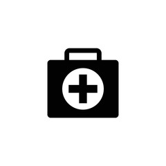 first aid box icon design vector logo template EPS 10