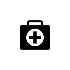 first aid box icon design vector logo template EPS 10