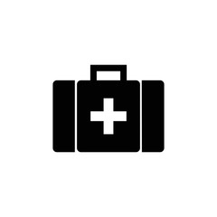 first aid box icon design vector logo template EPS 10