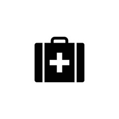 first aid box icon design vector logo template EPS 10