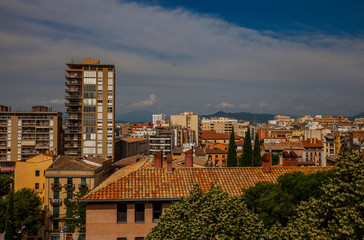 Fototapeta na wymiar Girona city in Catalonia, Spain