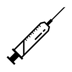 syringe icon design vector logo template EPS 10