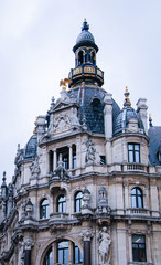 Fototapeta na wymiar Wunderschöne Architektur in Antwerpen Belgien