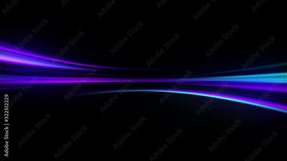 Poster abstract colorful background with soft and gentle waves animation. modern light motion effect with e