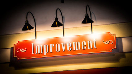 Street Sign to Improvement