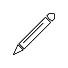 ruler pencil pen icon design vector logo template EPS 10