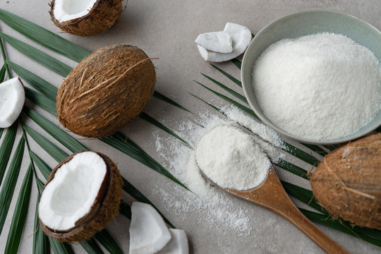 image of coconuts and coconut gluten free flour