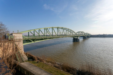Elisabeth bridge between Hungary and Slovakia