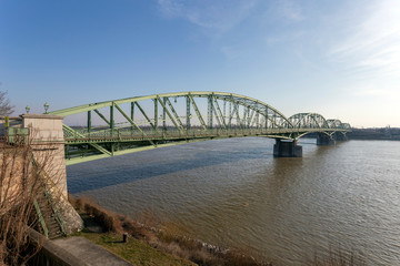 Elisabeth bridge between Hungary and Slovakia