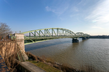 Elisabeth bridge between Hungary and Slovakia