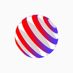 Color dimensional globe-09