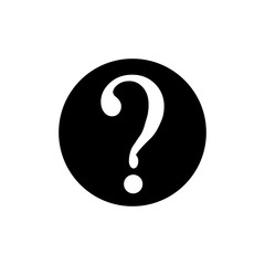 question icon design vector logo template EPS 10